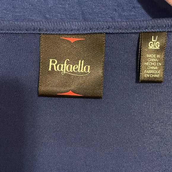 Rafaela Large Shawl W/sleeves, front handkerchief hem  Polyester & Spandex, Sz L - Picture 5 of 9